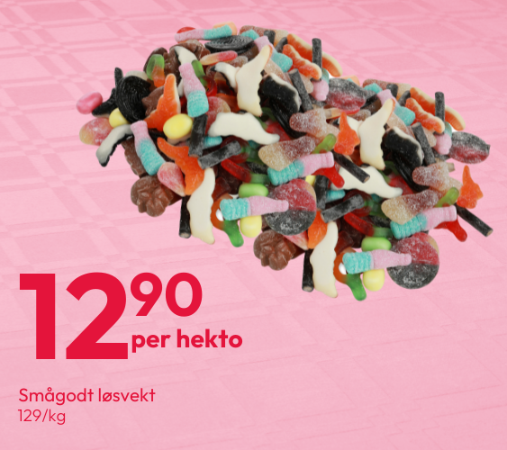 Smågodt til fast lav pris!